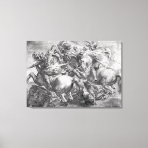 Toile La bataille d'Anghiari après Léonard de Vinci