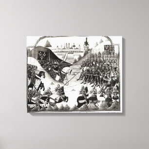 Toile La bataille de Formigny