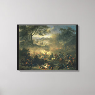 Toile La bataille de Poltava en 1709, 1717