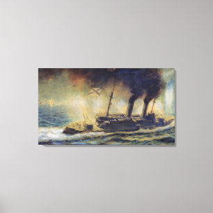 Toile La bataille du Golfe de Riga, août 1915, 1940