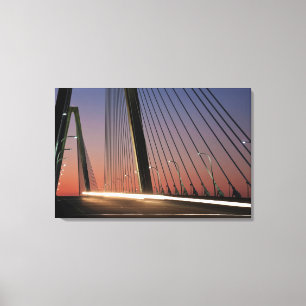 Toile La Caroline du Sud, pont de Jr. d'Arthur Ravenel