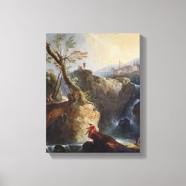 Toile La cascade, 1773 (Recto)