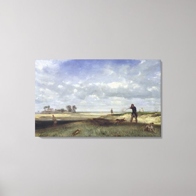 Toile La chasse, 1847 (Recto)