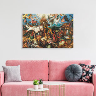 Toile La chute des anges rebelles Pieter Bruegel l'Anc
