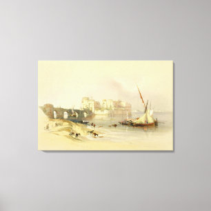 Toile La citadelle de Sidon, le 28 avril 1839, plaquent