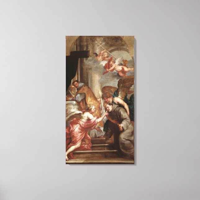 Toile La communion de Saint-Bonaventure (Recto)