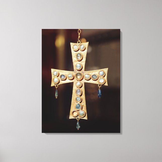 Toile La couronne votive d'un roi wisigoth (Recto)