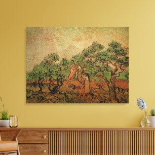 Toile La Cueillette des olives par Vincent van Gogh