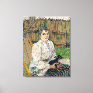 Toile La Dame Avec Un Chien