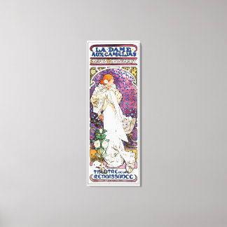 Toile La Dame des Camellias par Alphonse Mucha