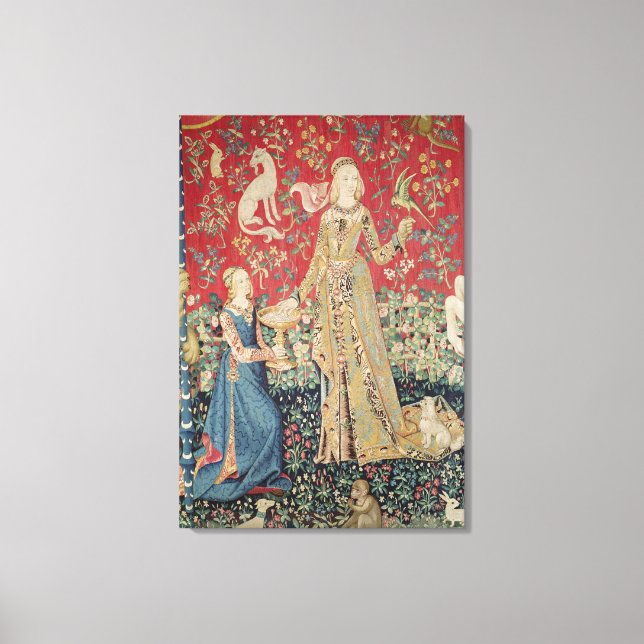 Toile La Dame et la licorne : 'Goût' (Recto)