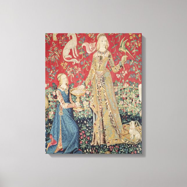 Toile La Dame et la licorne : 'Goût' (Recto)