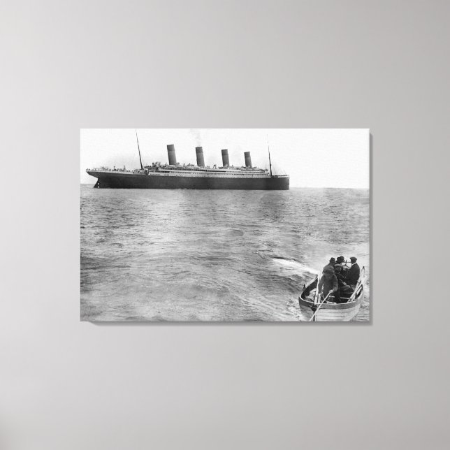 Toile La dernière photo du Titanic (Recto)
