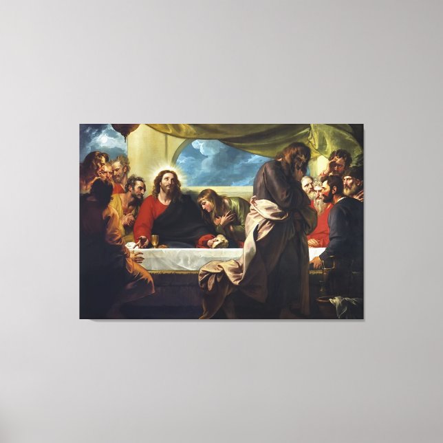Toile La Dernière soupe de Benjamin West (Recto)
