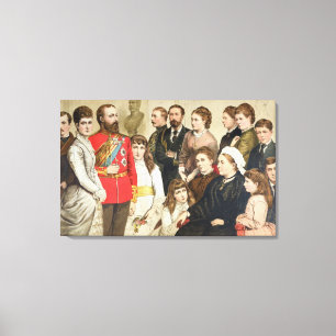 Toile La famille royale, 1880
