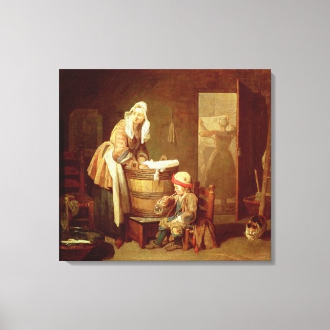 Toile La femme de la blanchisserie (Recto)