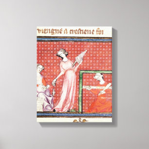 Toile La femme forte de la rotation d'écritures saintes