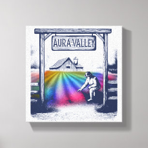 Toile La ferme de la vallée de l'Aura