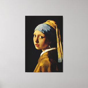 Toile La fille avec un Turban / la fille avec l'oreille