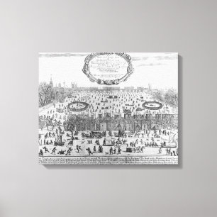 Toile La Foire du Frost de l'hiver de la Tamise