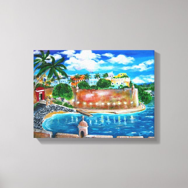 Toile La Fortaleza, San Juan, Porto Rico (Recto)
