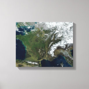 Toile La France de l'espace