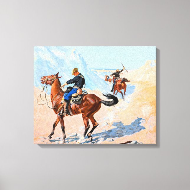 Toile La Garde Avancée, Le Sacrifice Militaire (Recto)
