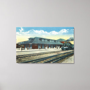 Toile La gare de central du Maine
