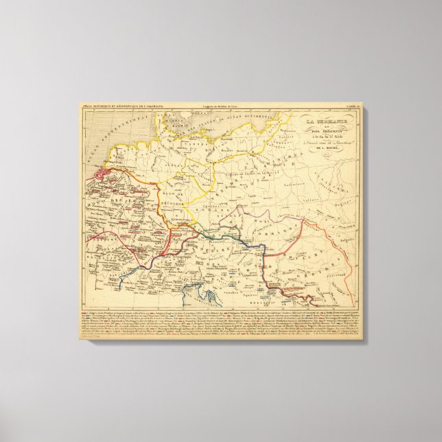 Toile La Germanie a la fin du 5e siecle (Recto)