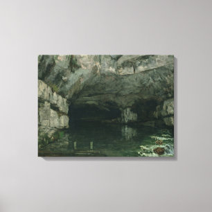 Toile La grotte du Loue, 1864