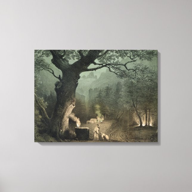 Toile La Grove sacrée des druides (Recto)