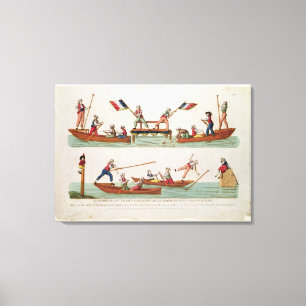 Toile La joute célèbre entre Lancers