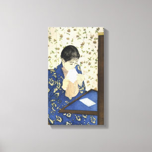 Toile La Lettre de Mary Cassatt, Impressionnisme Vintage