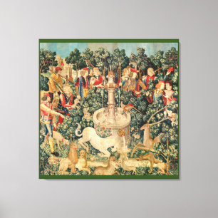 Toile La licorne est découverte  