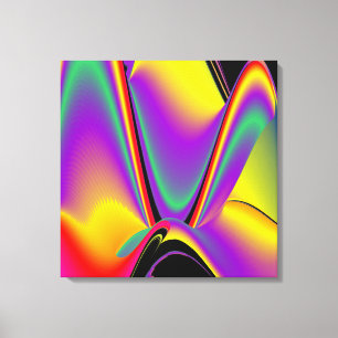 Toile La magie des couleurs Abstrait Rainbowart 3D