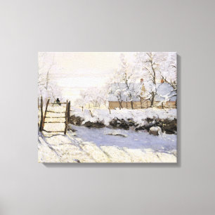 Toile La Magpie de Monet