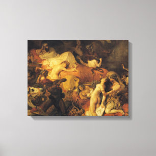 Toile La mort de Sardanapalus