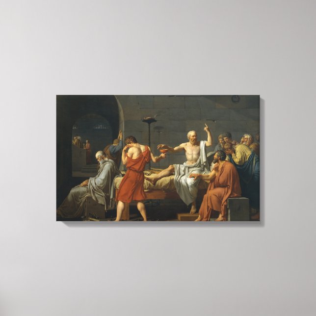 Toile La Mort De Socrate (Recto)