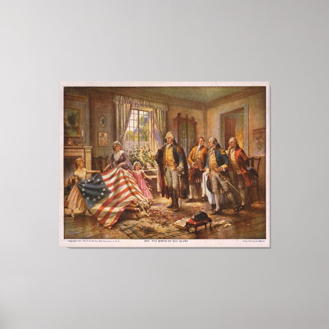 Toile La naissance de la vieille gloire par Edward Percy (Recto)