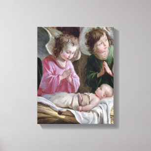 Toile La Nativité, de l'autel de Buxtehude, 1400-10