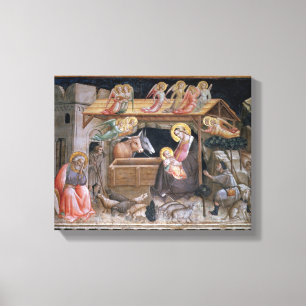 Toile La nativité, détail de la vie de la Vierge a