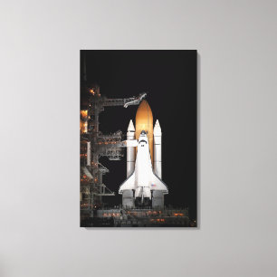 Toile La navette spatiale l'Atlantide repose prêt