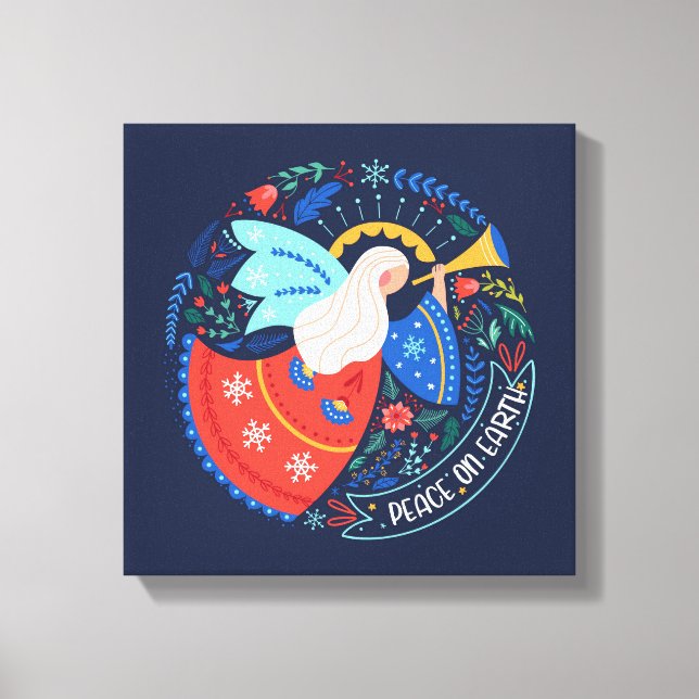 Toile La paix sur Terre Angel Design (Recto)