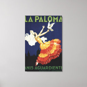 Toile La Paloma - Anis Aguardiente promotionnel