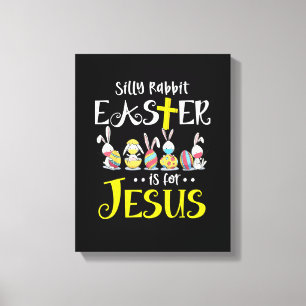Toile La Pâque de lapin est pour Jésus Lapin Masque Visa