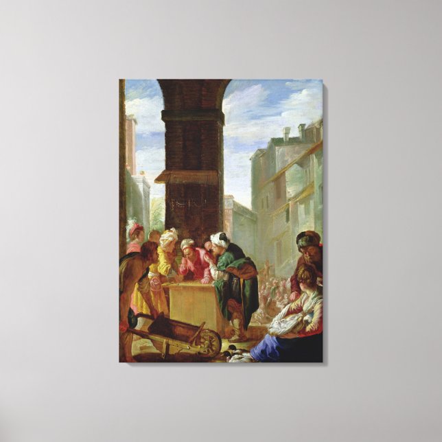 Toile La parabole de la perle précieuse (Recto)