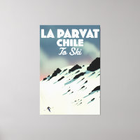 La Parvat Chili art retro ski.