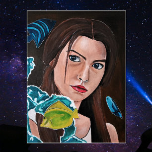 Toile La peinture de l'amoureux à la croisée des étoiles
