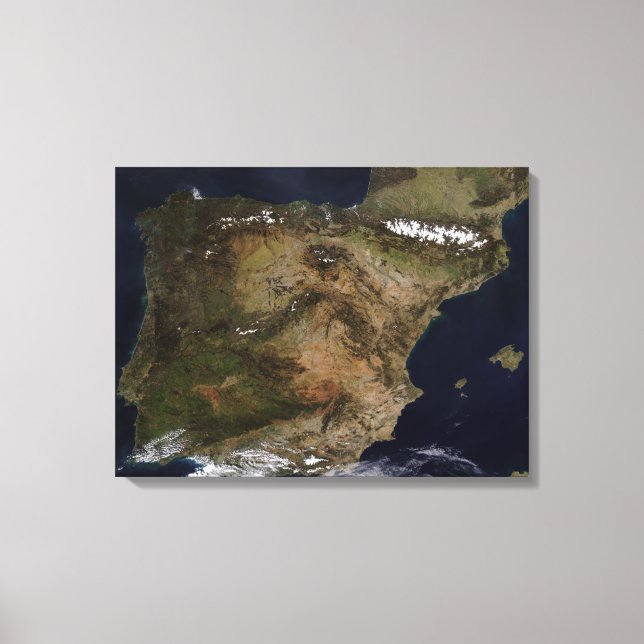 Toile La péninsule ibérique (Recto)