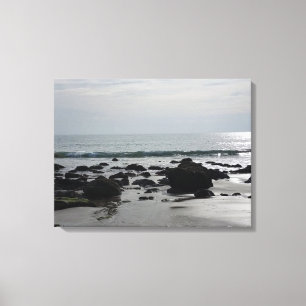 Toile La plage de Tide-Basse Topanga